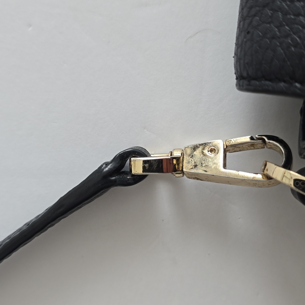 Kate Spade Orchard Street Penelope Pebbled Leather Crossbody Tassel Bag Black - Picture 16 of 16